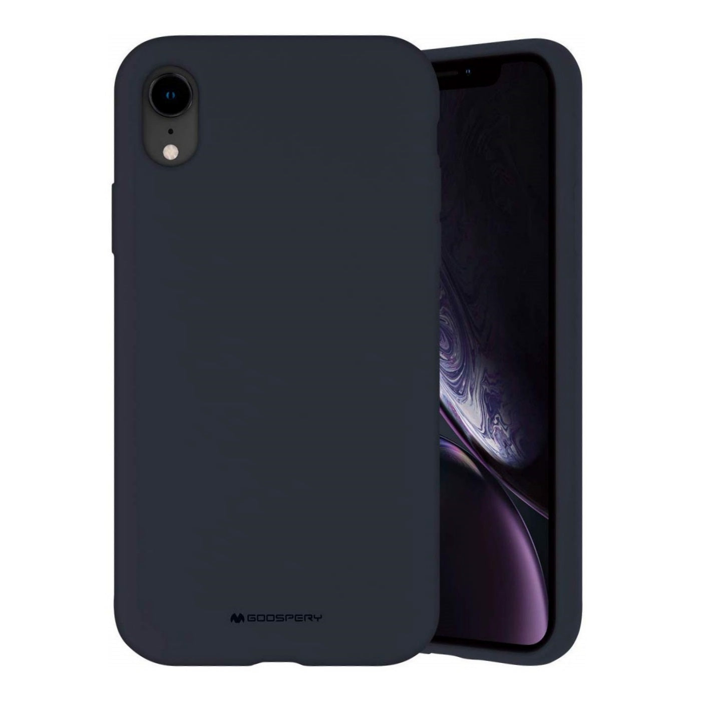Goospery Liquid Silicone Case for iPhone XR(6.1 inches) Rubber Bumper Case with Soft Microfiber