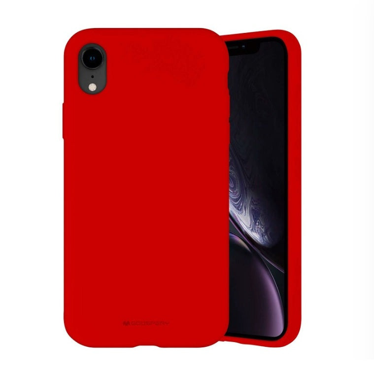 Goospery Liquid Silicone Case for iPhone XR(6.1 inches) Rubber Bumper Case with Soft Microfiber
