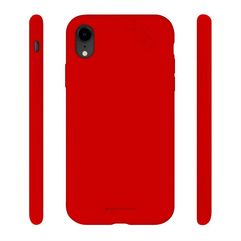 Goospery Liquid Silicone Case for iPhone XR(6.1 inches) Rubber Bumper Case with Soft Microfiber
