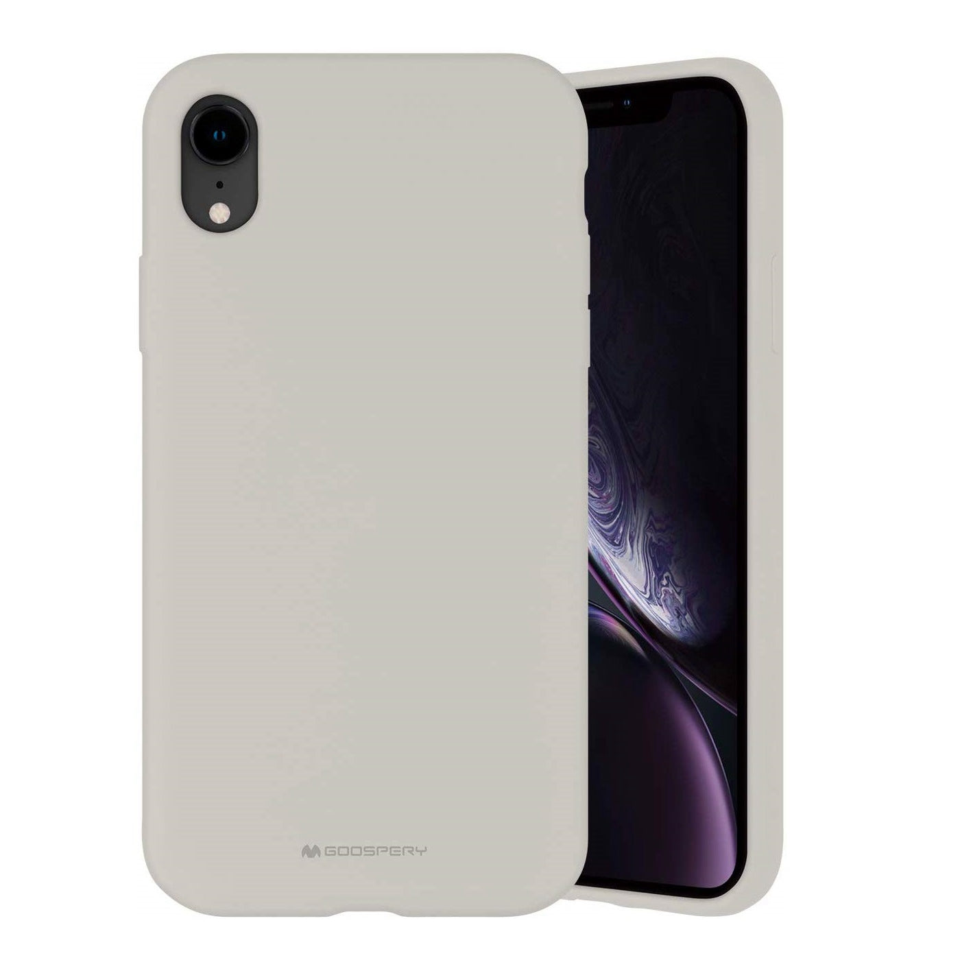 Goospery Liquid Silicone Case for iPhone XR(6.1 inches) Rubber Bumper Case with Soft Microfiber