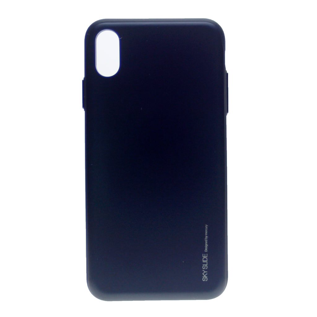 iPhone XS Max Case [Sliding Card Holder] GOOSPERY Protective Dual Layer Bumper [TPU+PC] Cover with Card Slot Wallet