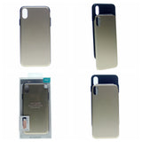 Sliding Card Holder GOOSPERY Protective Dual Layer Bumper [TPU+PC] Cover with Card Slot Wallet For iPhone XR 6.1"