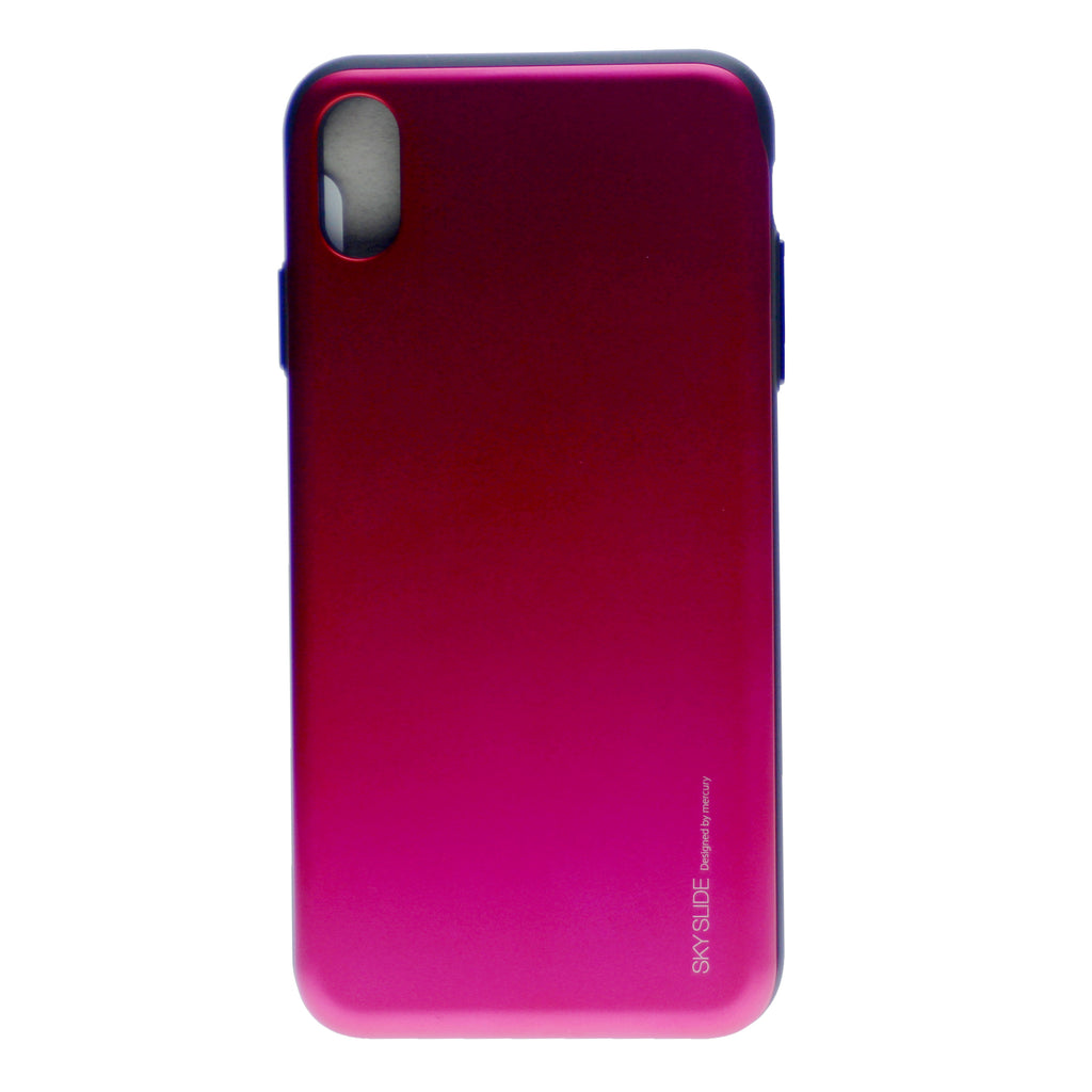 iPhone XS Max Case [Sliding Card Holder] GOOSPERY Protective Dual Layer Bumper [TPU+PC] Cover with Card Slot Wallet