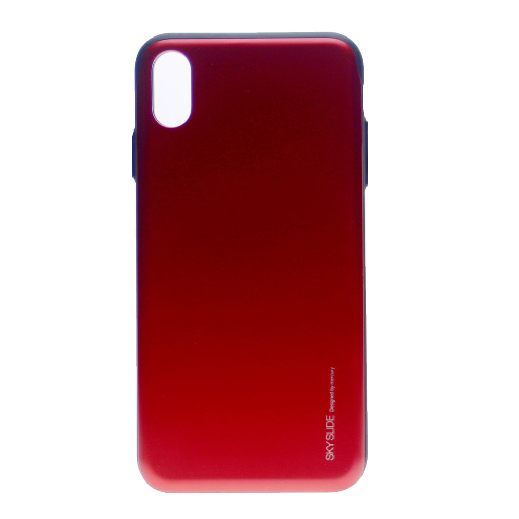 iPhone XS Max Case [Sliding Card Holder] GOOSPERY Protective Dual Layer Bumper [TPU+PC] Cover with Card Slot Wallet