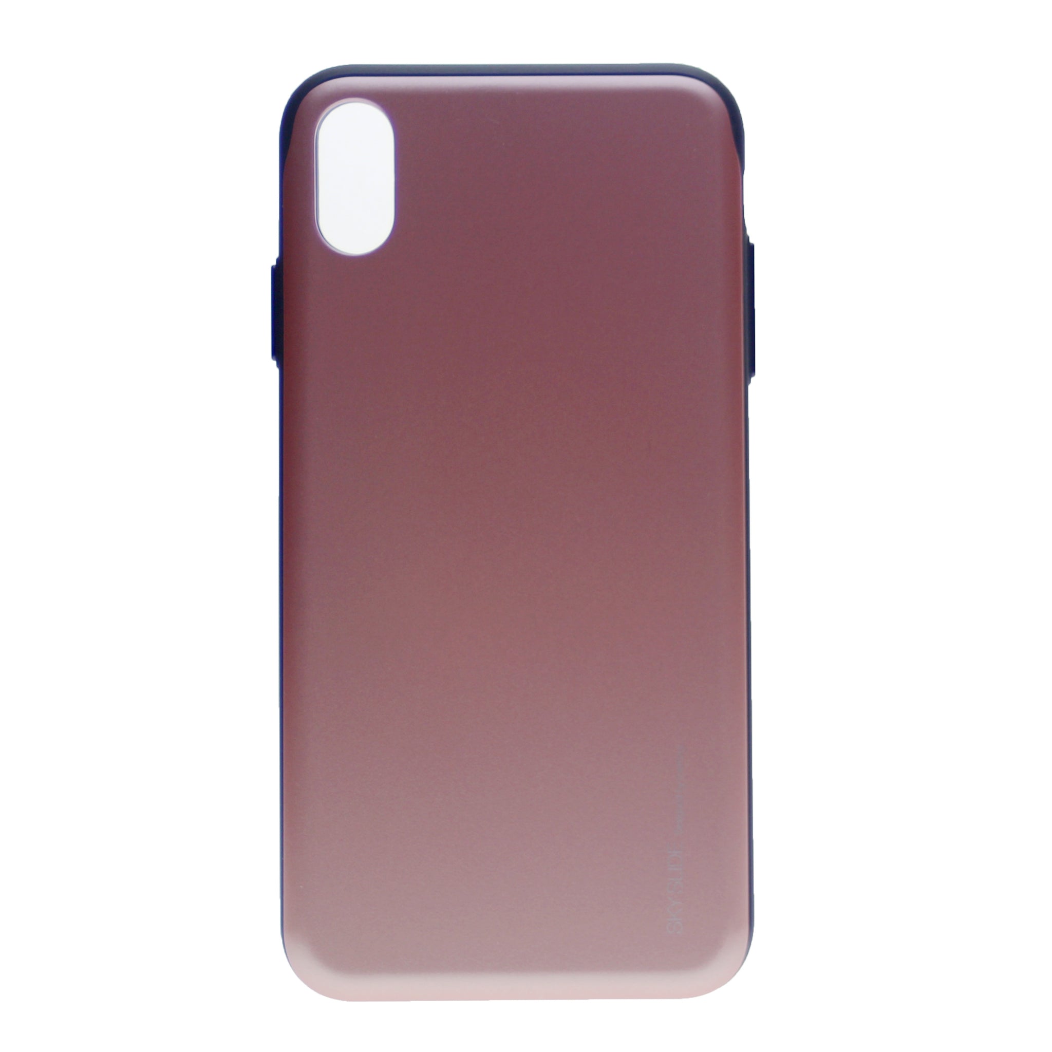 iPhone XS Max Case [Sliding Card Holder] GOOSPERY Protective Dual Layer Bumper [TPU+PC] Cover with Card Slot Wallet