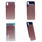 iPhone XS Max Case [Sliding Card Holder] GOOSPERY Protective Dual Layer Bumper [TPU+PC] Cover with Card Slot Wallet