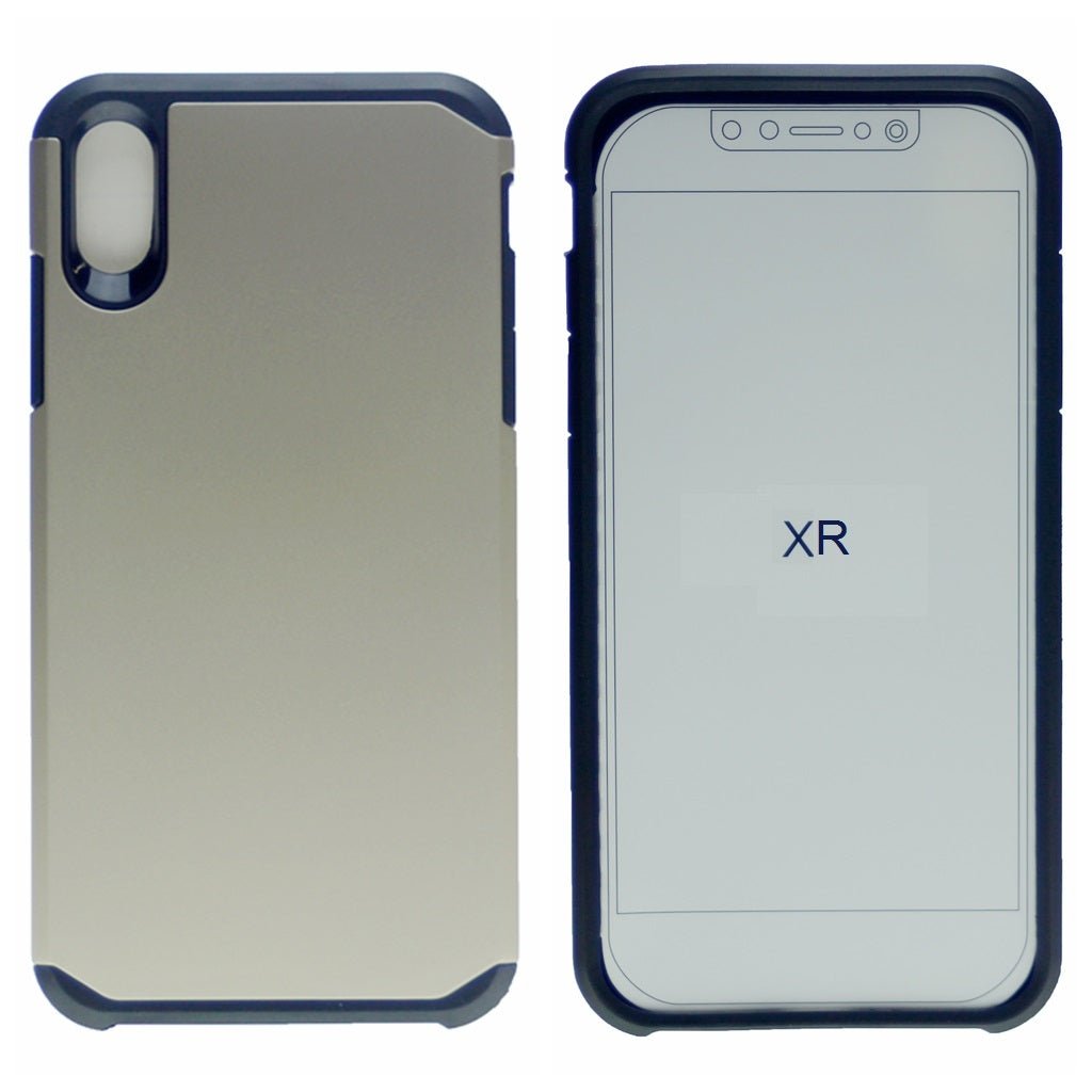 Matte Polish Hard PC Back + Full Cover Premium TPU Heavy Duty Rugged Shockproof Armor Case For iPhone XR 6.1"