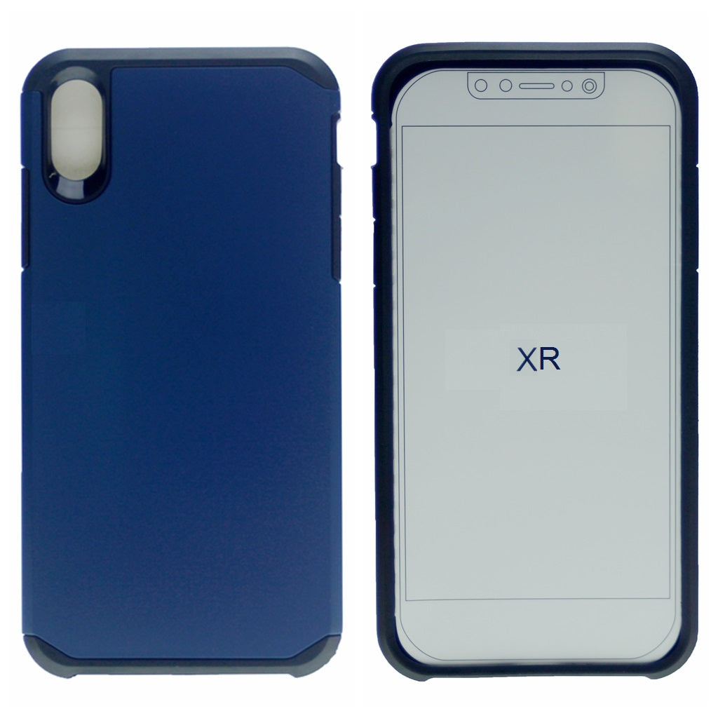 Matte Polish Hard PC Back + Full Cover Premium TPU Heavy Duty Rugged Shockproof Armor Case For iPhone XR 6.1"