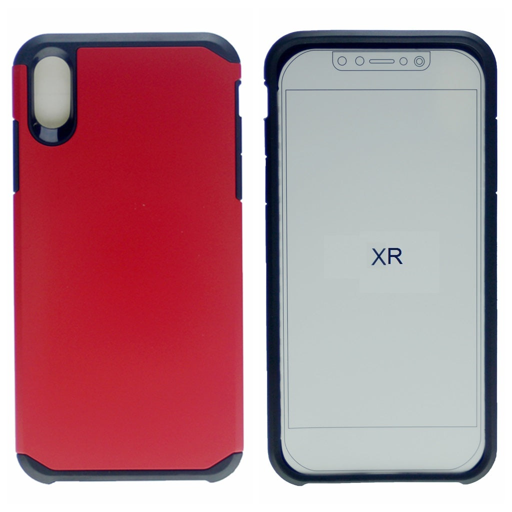 Matte Polish Hard PC Back + Full Cover Premium TPU Heavy Duty Rugged Shockproof Armor Case For iPhone XR 6.1"