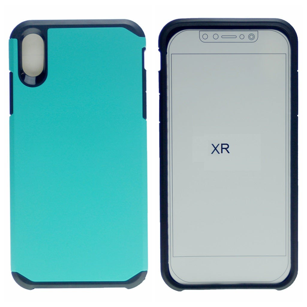 Matte Polish Hard PC Back + Full Cover Premium TPU Heavy Duty Rugged Shockproof Armor Case For iPhone XR 6.1"