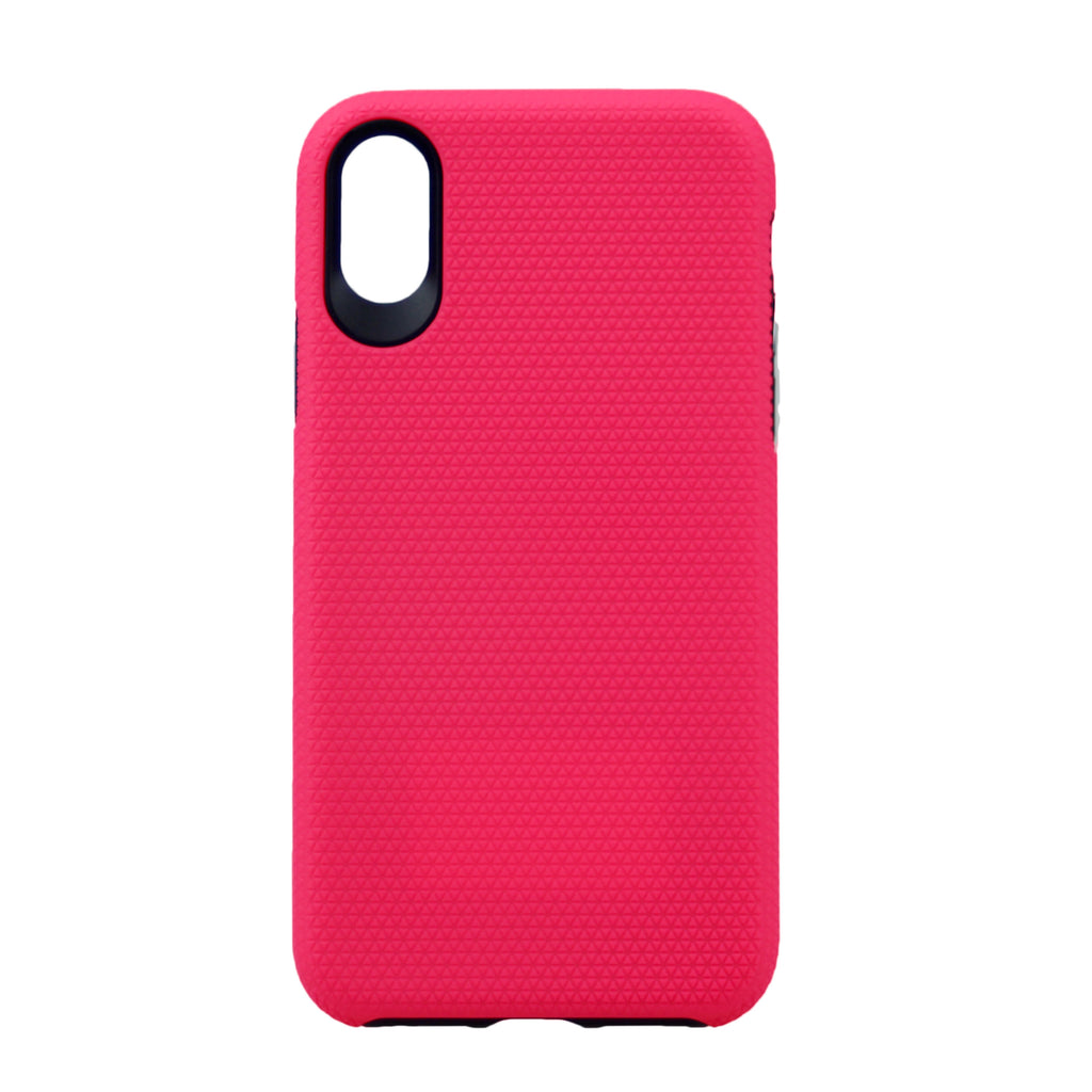 Triangle Dot PC+TPU Dual Layer Rugged Shockproof Hybrid Armor Case For iPhone XR 6.1"