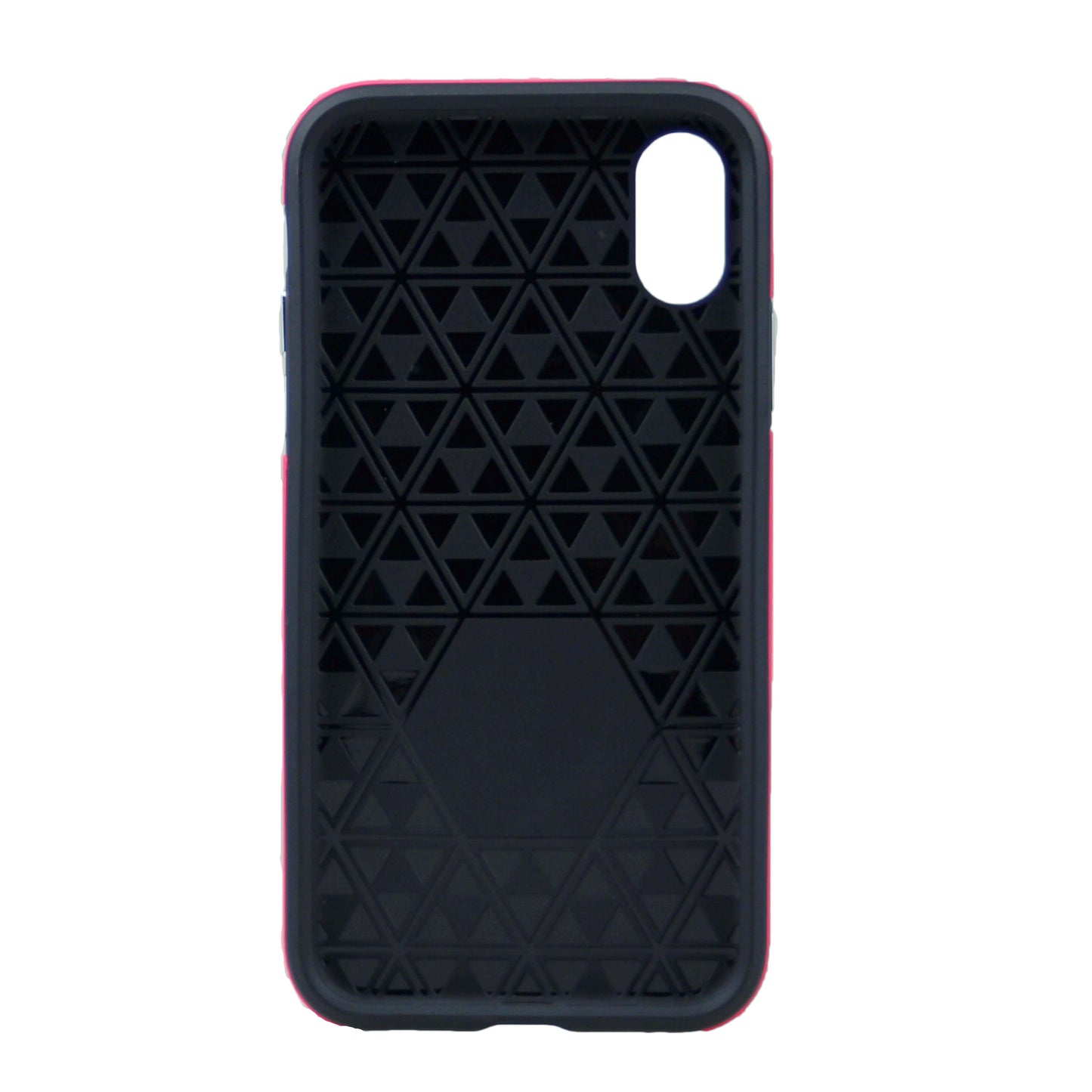 Triangle Dot PC+TPU Dual Layer Rugged Shockproof Hybrid Armor Case For iPhone XS Max 6.5"