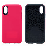 Triangle Dot PC+TPU Dual Layer Rugged Shockproof Hybrid Armor Case For iPhone XR 6.1"