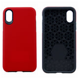 Triangle Dot PC+TPU Dual Layer Rugged Shockproof Hybrid Armor Case For iPhone XS Max 6.5"