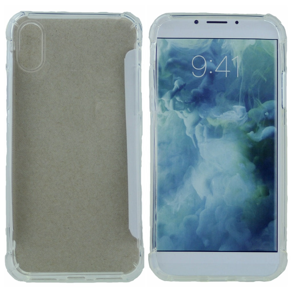 Glossy, Extra Corner Edge Bumper Soft Slim Gel TPU Silicone Phone Cover For iPhone X, iPhone XS 5.8"