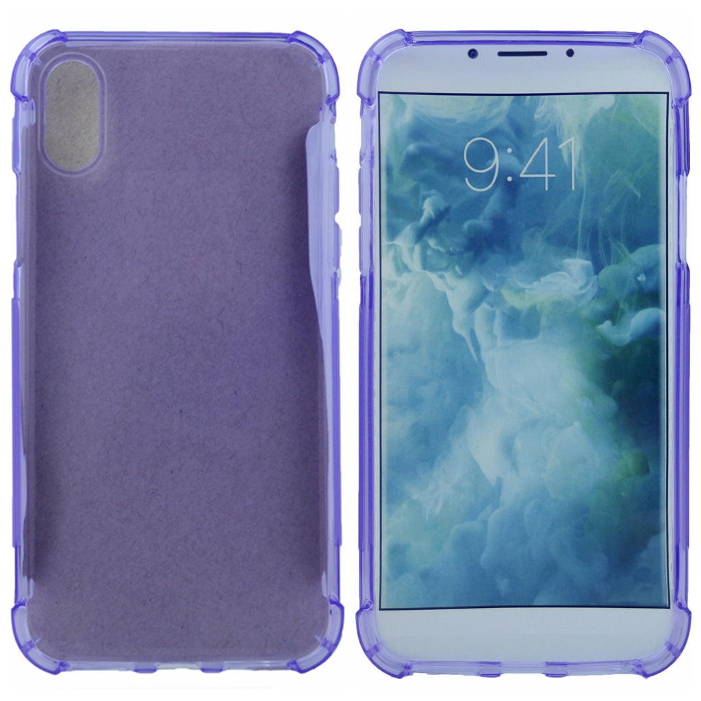 Glossy, Extra Corner Edge Bumper Soft Slim Gel TPU Silicone Phone Cover For iPhone X, iPhone XS 5.8"