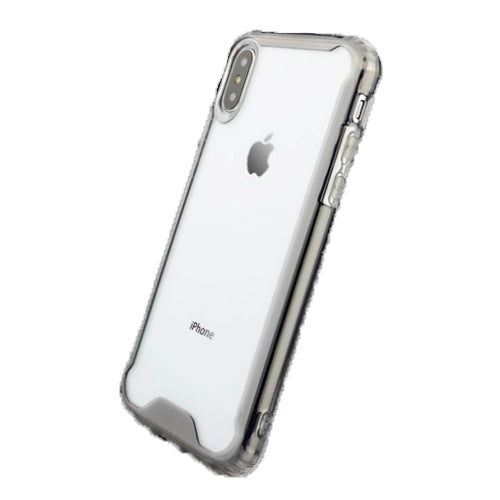 Soft Color Bumper TPU Combine w/Transparent PC Back Cover Case For iPhone XR 6.1"