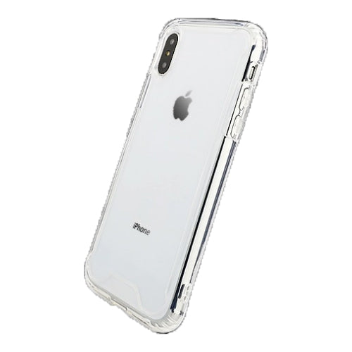 Soft Color Bumper TPU Combine w/Transparent PC Back Cover Case For iPhone XR 6.1"