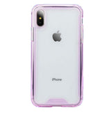 Soft Color Bumper TPU Combine w/Transparent PC Back Cover Case For iPhone XR 6.1"