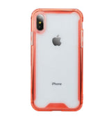 Soft Color Bumper TPU Combine w/Transparent PC Back Cover Case For iPhone XR 6.1"