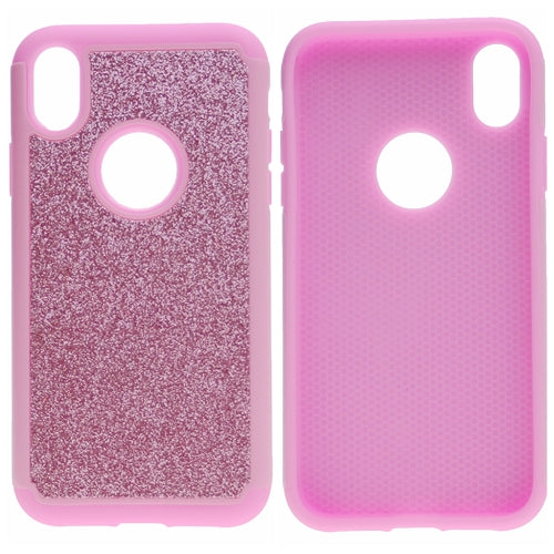 Sparkle Cover Armor Shockproof Hybrid Glitter Hard PC+Rubber Luxury Covers For iPhone XR 6.1"
