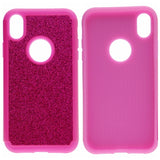 Sparkle Cover Armor Shockproof Hybrid Glitter Hard PC+Rubber Luxury Covers For iPhone XR 6.1"