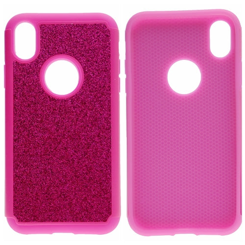 Sparkle Cover Armor Shockproof Hybrid Glitter Hard PC+Rubber Luxury Covers For iPhone XR 6.1"