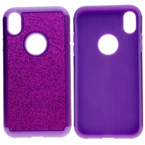 Sparkle Cover Armor Shockproof Hybrid Glitter Hard PC+Rubber Luxury Covers For iPhone XR 6.1"