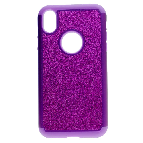 Sparkle Cover Armor Shockproof Hybrid Glitter Hard PC+Rubber Luxury Covers For iPhone XR 6.1"