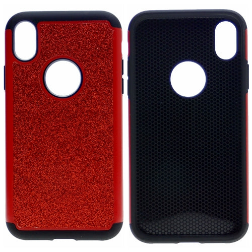 Sparkle Cover Armor Shockproof Hybrid Glitter Hard PC+Rubber Luxury Covers For iPhone XR 6.1"