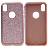 Sparkle Cover Armor Shockproof Hybrid Glitter Hard PC+Rubber Luxury Covers For iPhone XR 6.1"