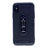 Hummer Hybrid Armor TPU PC Stand Card Slot Case For iPhone XR 6.1"