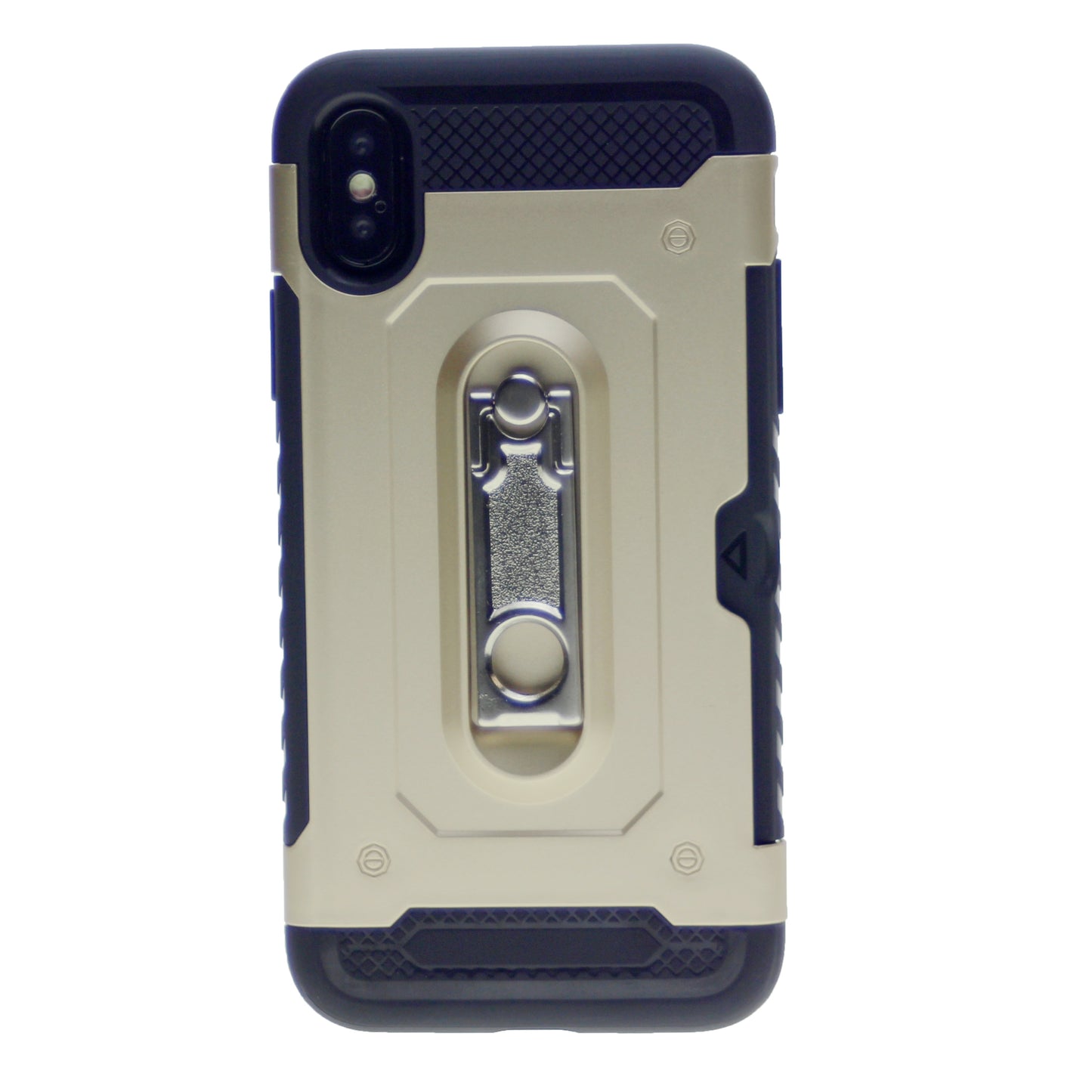 Hummer Hybrid Armor TPU PC Stand Card Slot Case For iPhone XR 6.1"