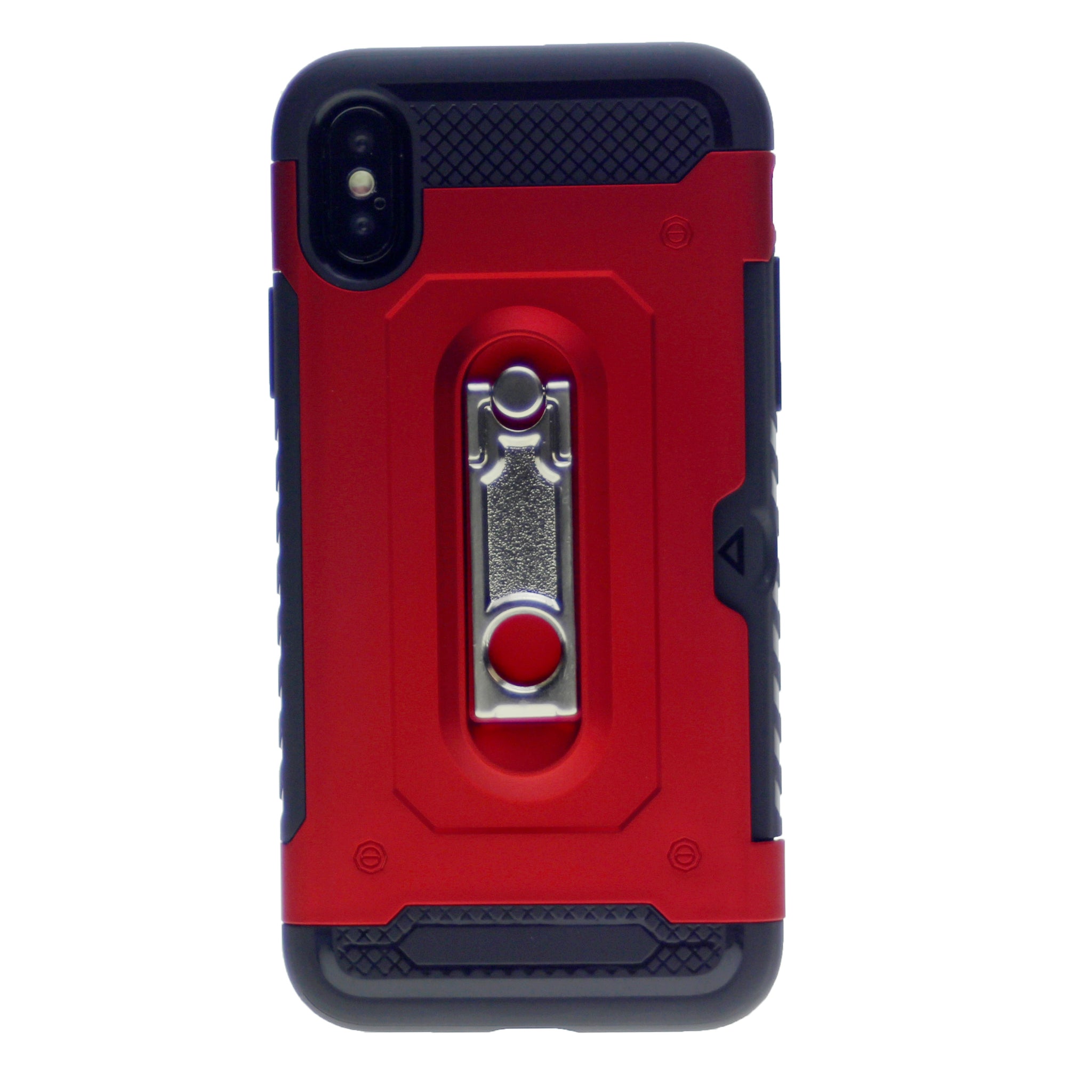 Hummer Hybrid Armor TPU PC Stand Card Slot Case For iPhone XS Max 6.5"