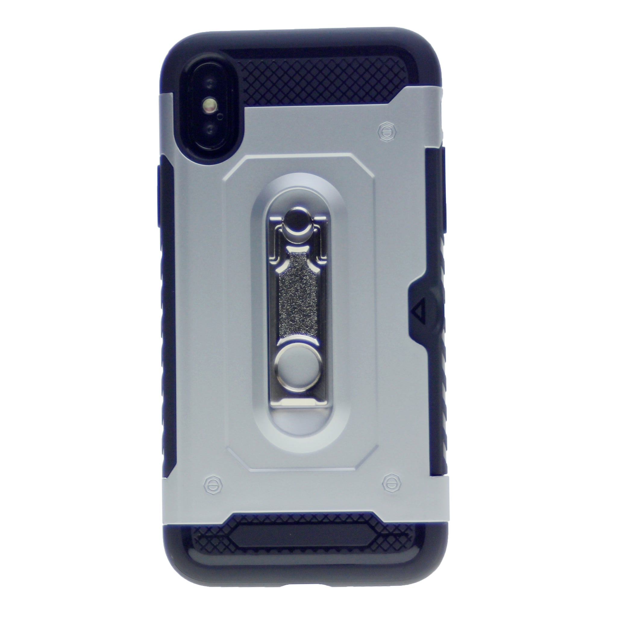 Hummer Hybrid Armor TPU PC Stand Card Slot Case For iPhone XR 6.1"