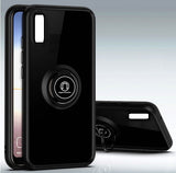 PC TPU Transparent Clear Hard Acrylic Handphone Shell Cover Hybrid Ring Cell Phone Back Case For Iphone XR 6.1"