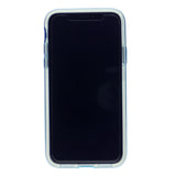 Slim Clear Tpu + Hard Frame Rubber Bumper For iPhone XR 6.1" with Metal Kickstand Case