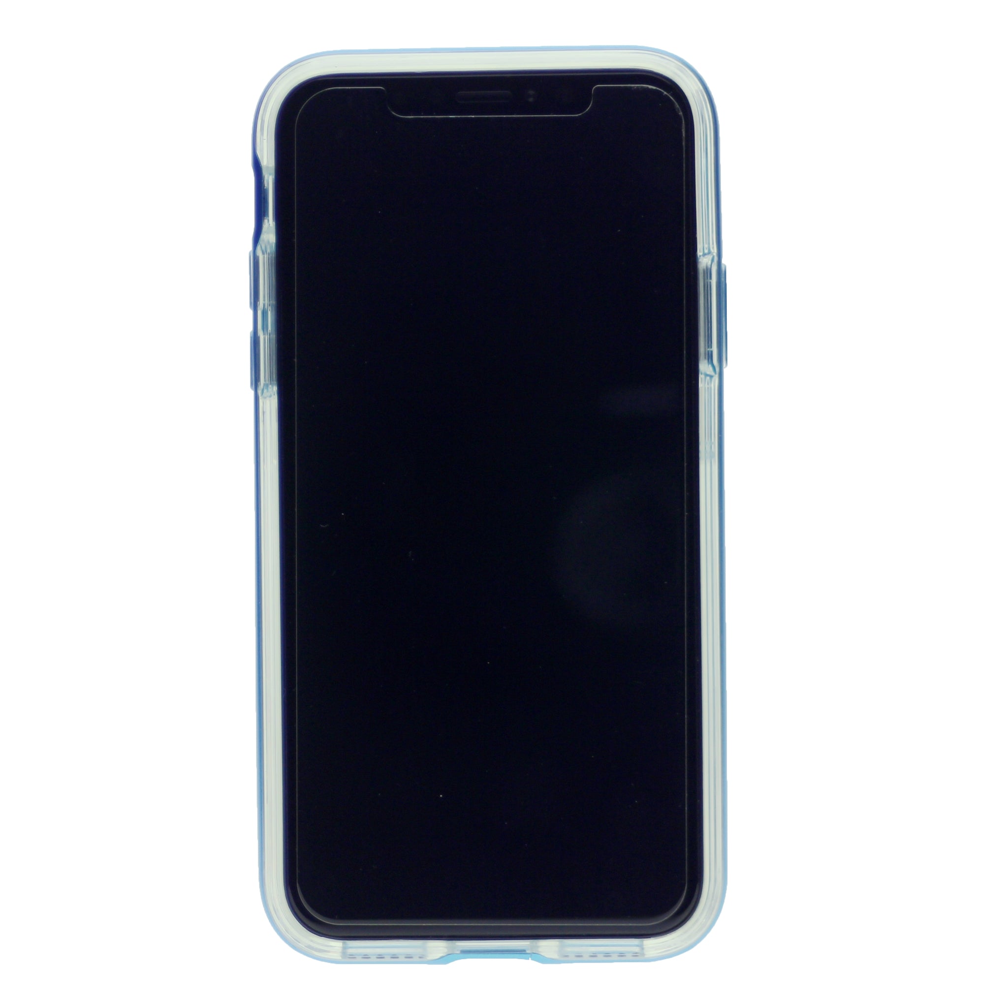 Slim Clear Tpu + Hard Frame Rubber Bumper For iPhone XR 6.1" with Metal Kickstand Case