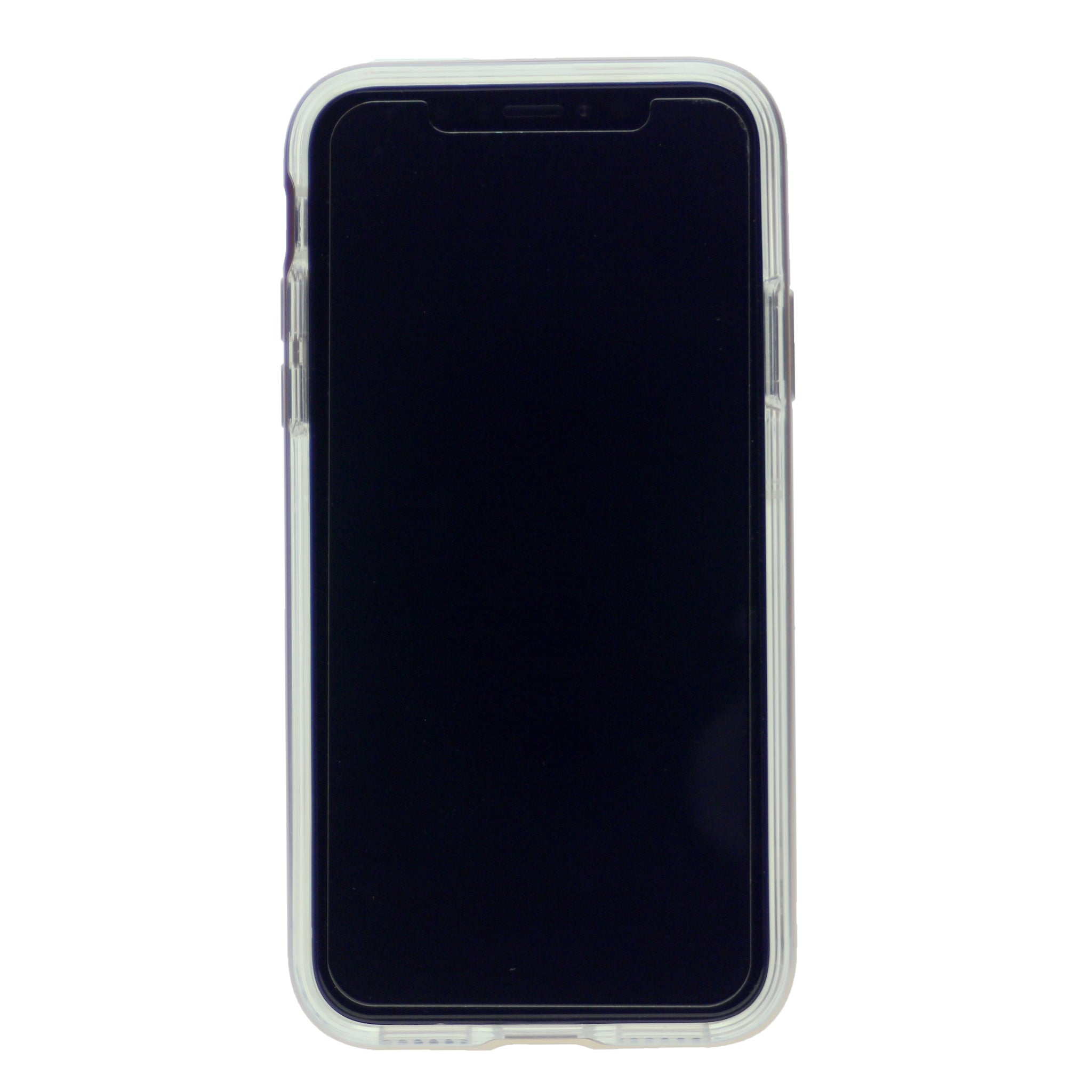 Slim Clear Tpu + Hard Frame Rubber Bumper For iPhone XR 6.1" with Metal Kickstand Case