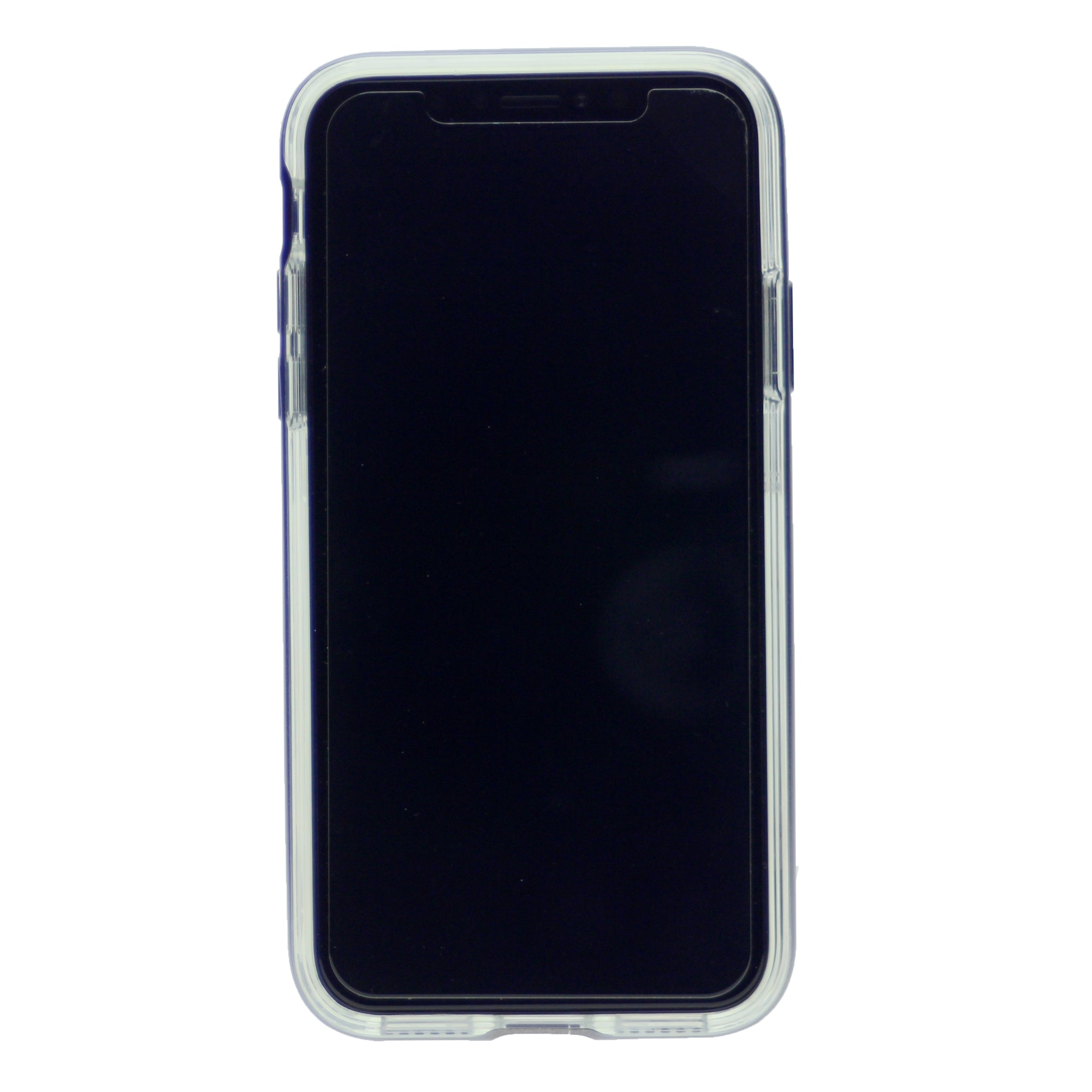 Slim Clear Tpu + Hard Frame Rubber Bumper For iPhone XR 6.1" with Metal Kickstand Case