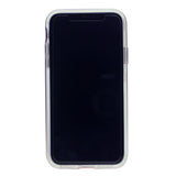 Slim Clear Tpu + Hard Frame Rubber Bumper For iPhone XR 6.1" with Metal Kickstand Case