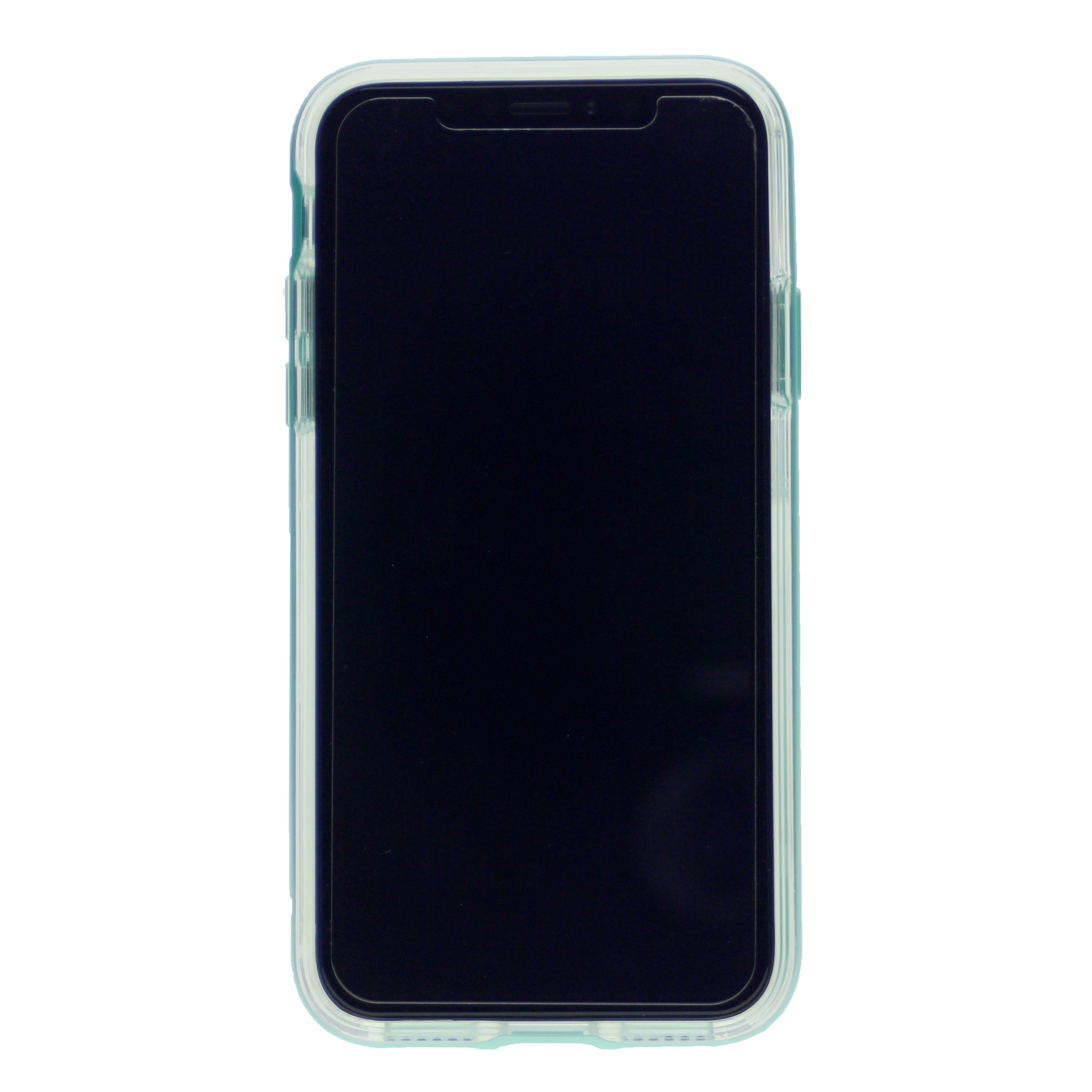 Slim Clear Tpu + Hard Frame Rubber Bumper For iPhone XR 6.1" with Metal Kickstand Case