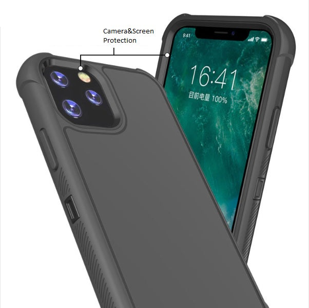 Shockproof Heavy Duty High Impact Resistant Rugged Hybrid Three Layer Armor Full Body Protection Case for iPhone 11 Pro 5.8"