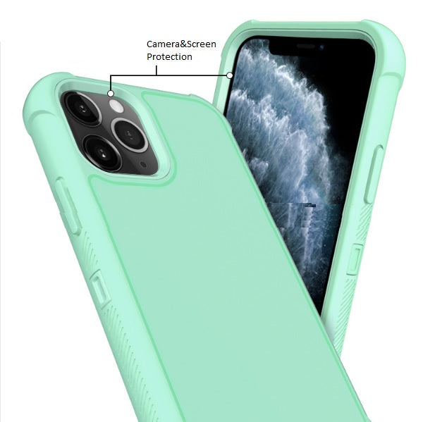 Shockproof Heavy Duty High Impact Resistant Rugged Hybrid Three Layer Armor Full Body Protection Case for iPhone 11 Pro 5.8"