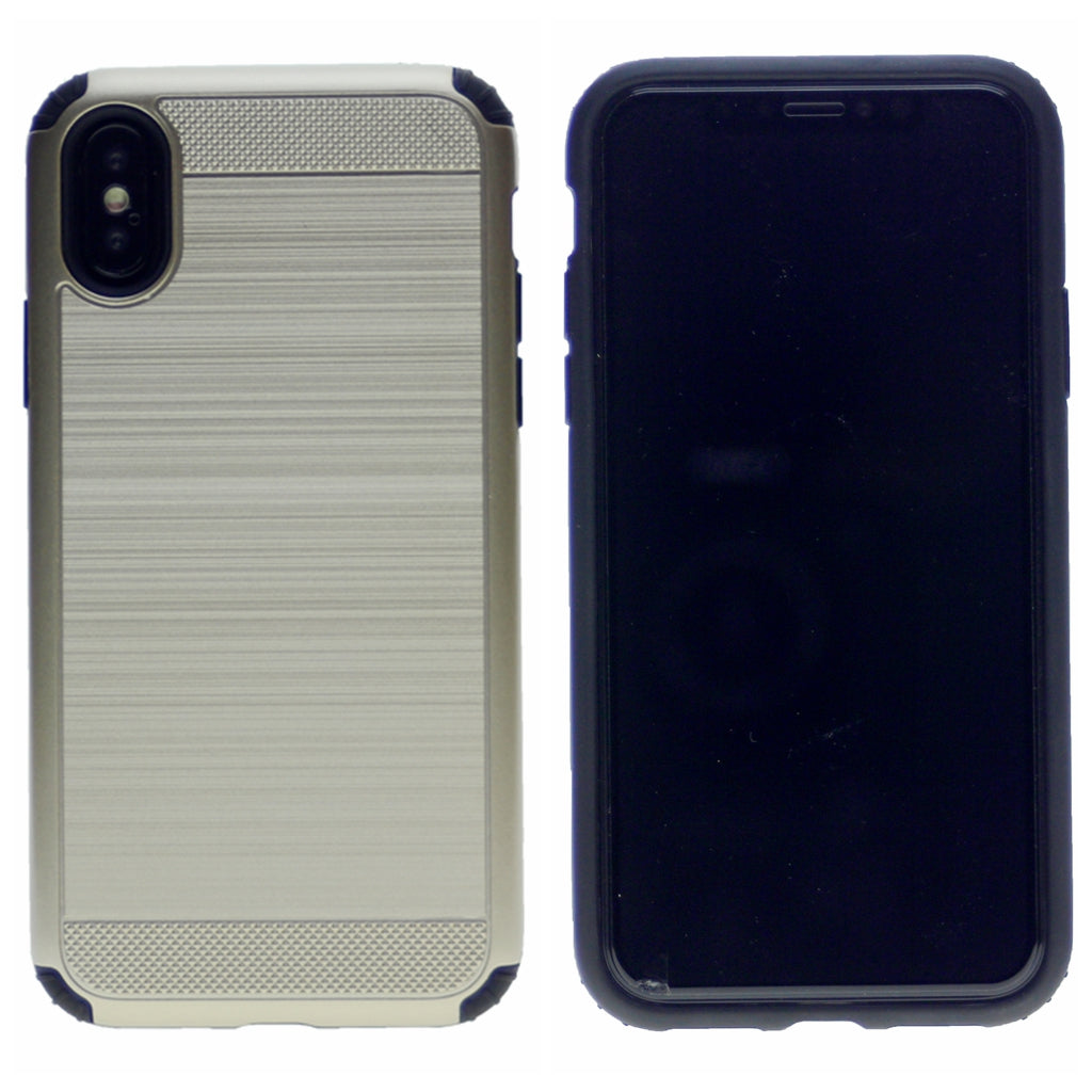 Verus Brushed Case For Iphone X/XS 5.8" Hybrid Armor Shockproof Hard PC+TPU
