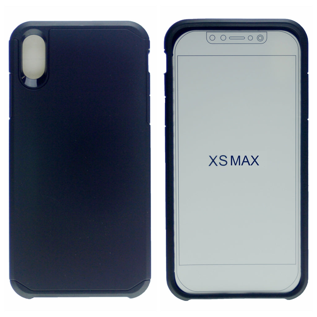 Matte Polish Hard PC Back + Full Cover Premium TPU Heavy Duty Rugged Shockproof Armor Case For iPhone XS Max 6.5"