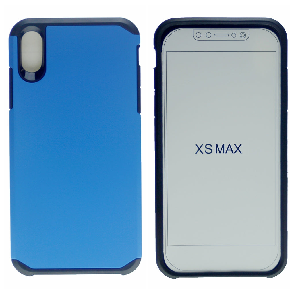 Matte Polish Hard PC Back + Full Cover Premium TPU Heavy Duty Rugged Shockproof Armor Case For iPhone XS Max 6.5"