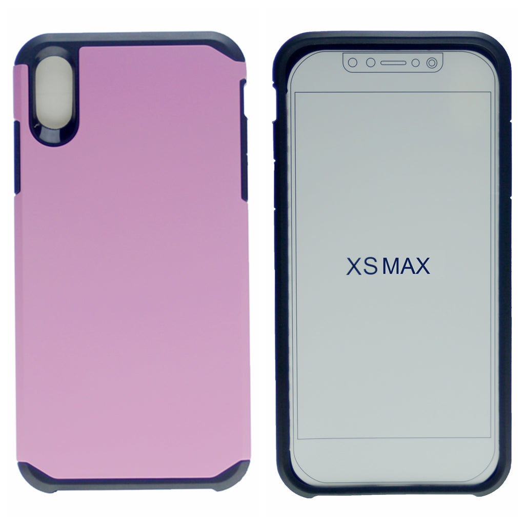 Matte Polish Hard PC Back + Full Cover Premium TPU Heavy Duty Rugged Shockproof Armor Case For iPhone XS Max 6.5"