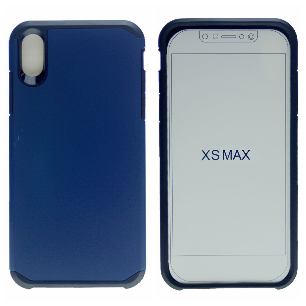 Matte Polish Hard PC Back + Full Cover Premium TPU Heavy Duty Rugged Shockproof Armor Case For iPhone XS Max 6.5"