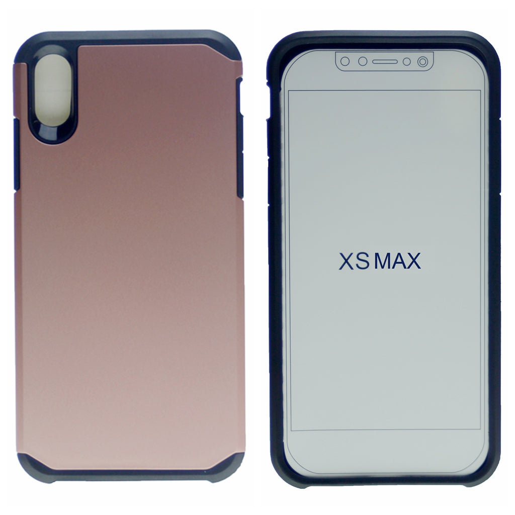 Matte Polish Hard PC Back + Full Cover Premium TPU Heavy Duty Rugged Shockproof Armor Case For iPhone XS Max 6.5"